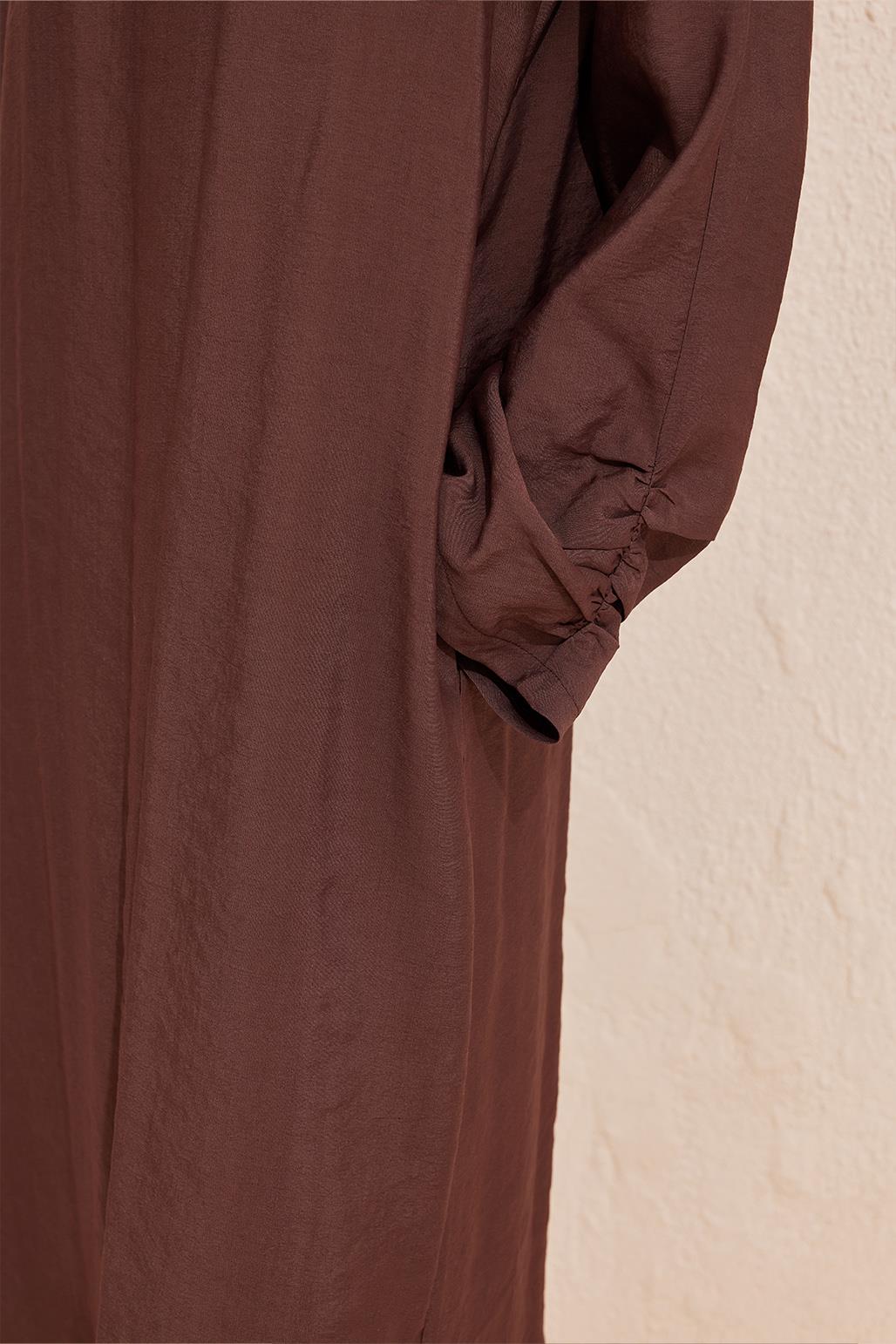 Modal Dress Chocolate Brown